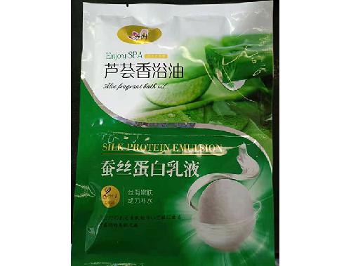 蘆薈香浴油蠶絲蛋白乳液